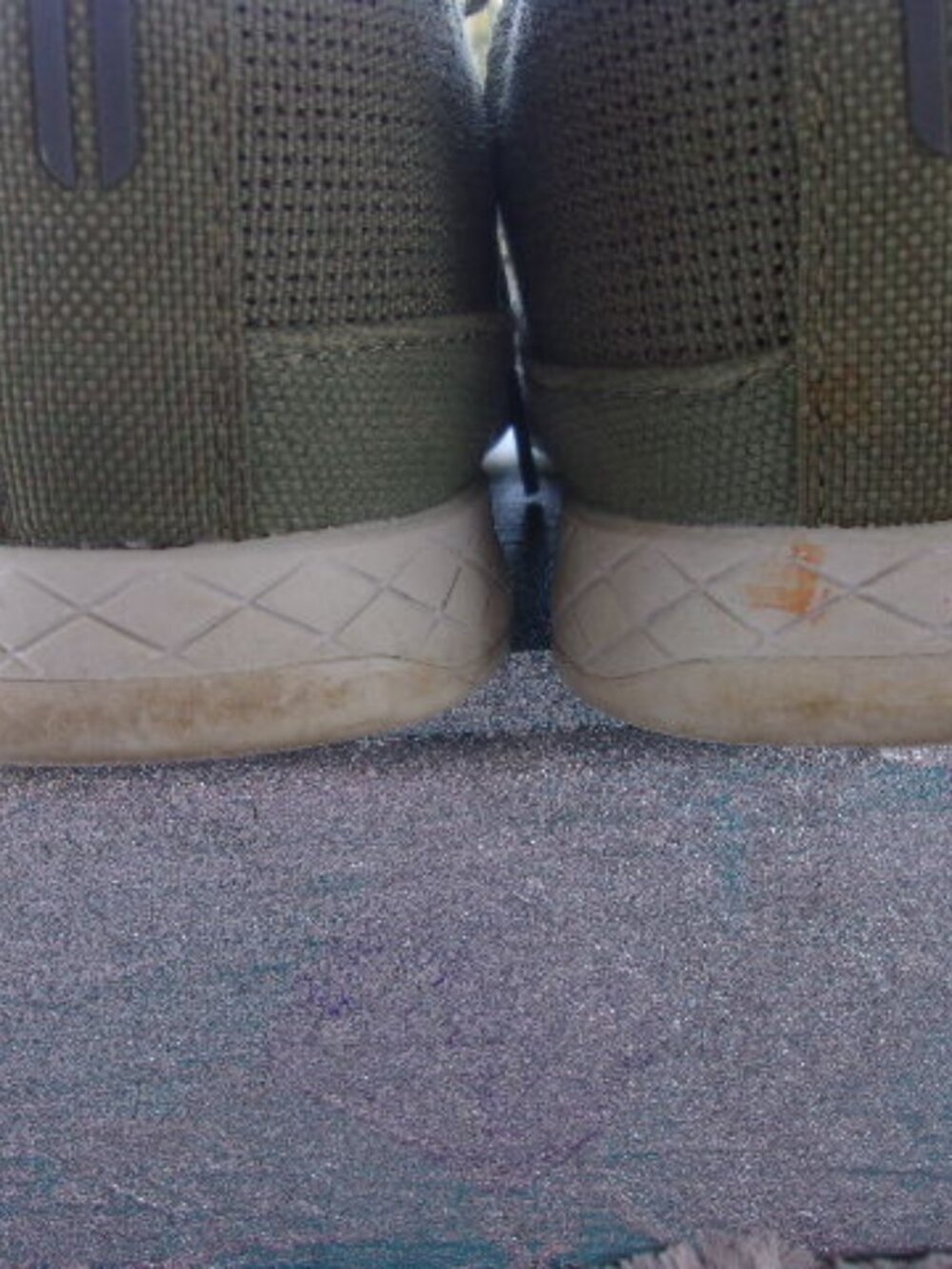 S-208 NOBULL CANVAS TRAINERS IN MOSS GREEN - Picture 10 of 12